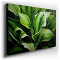 Nature's Palette - Vibrant Green Canvas Wall Art