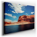 Red Rocks and Reflective Waters Canvas Art