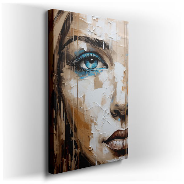 Resilient Intimacy: Expressive Human Emotion in Art - Canvas Wall Art