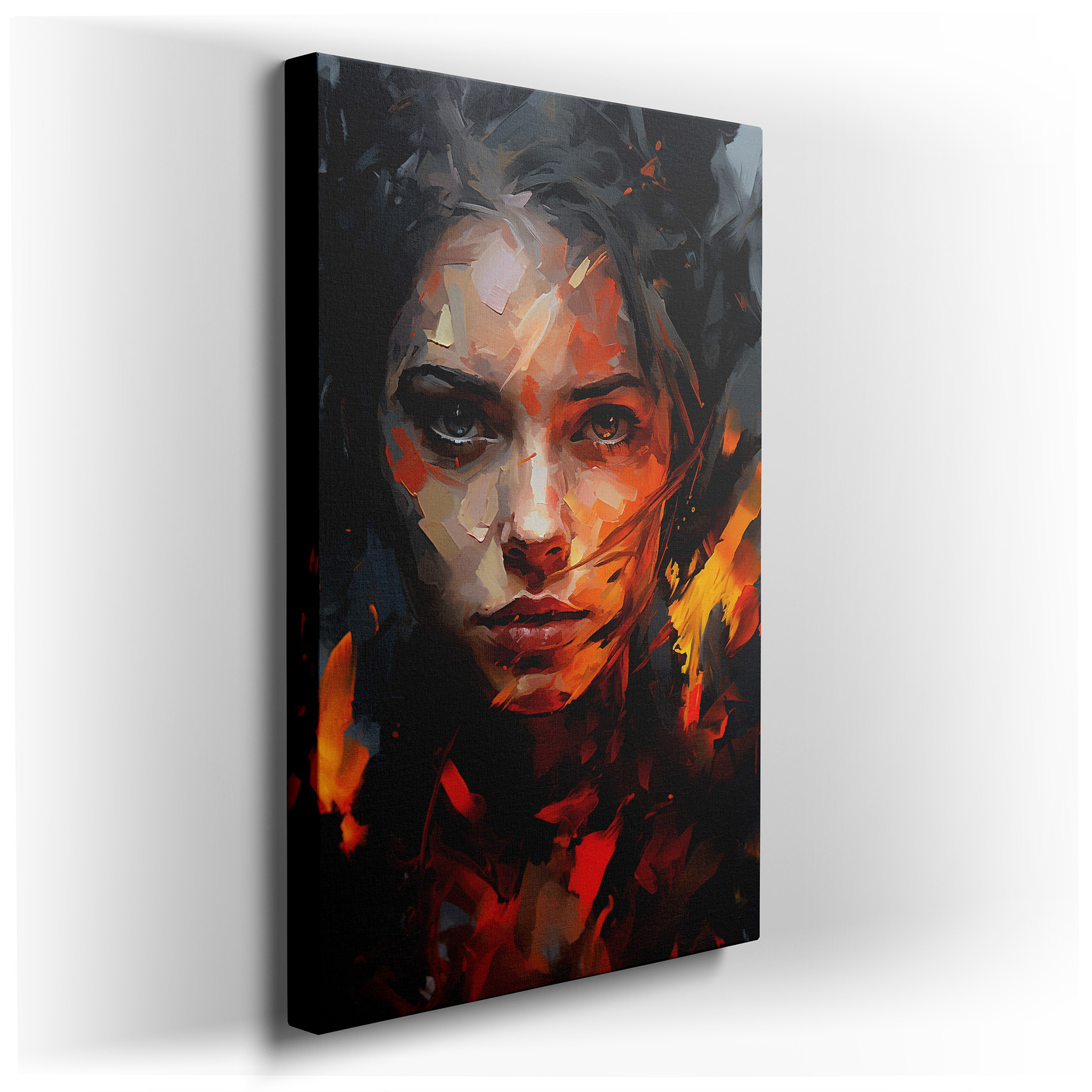 Resilient Themes and Intense Emotions in a Striking Large Wall Art, Canvas Wall Art, Wall Decor for Office and Bedroom