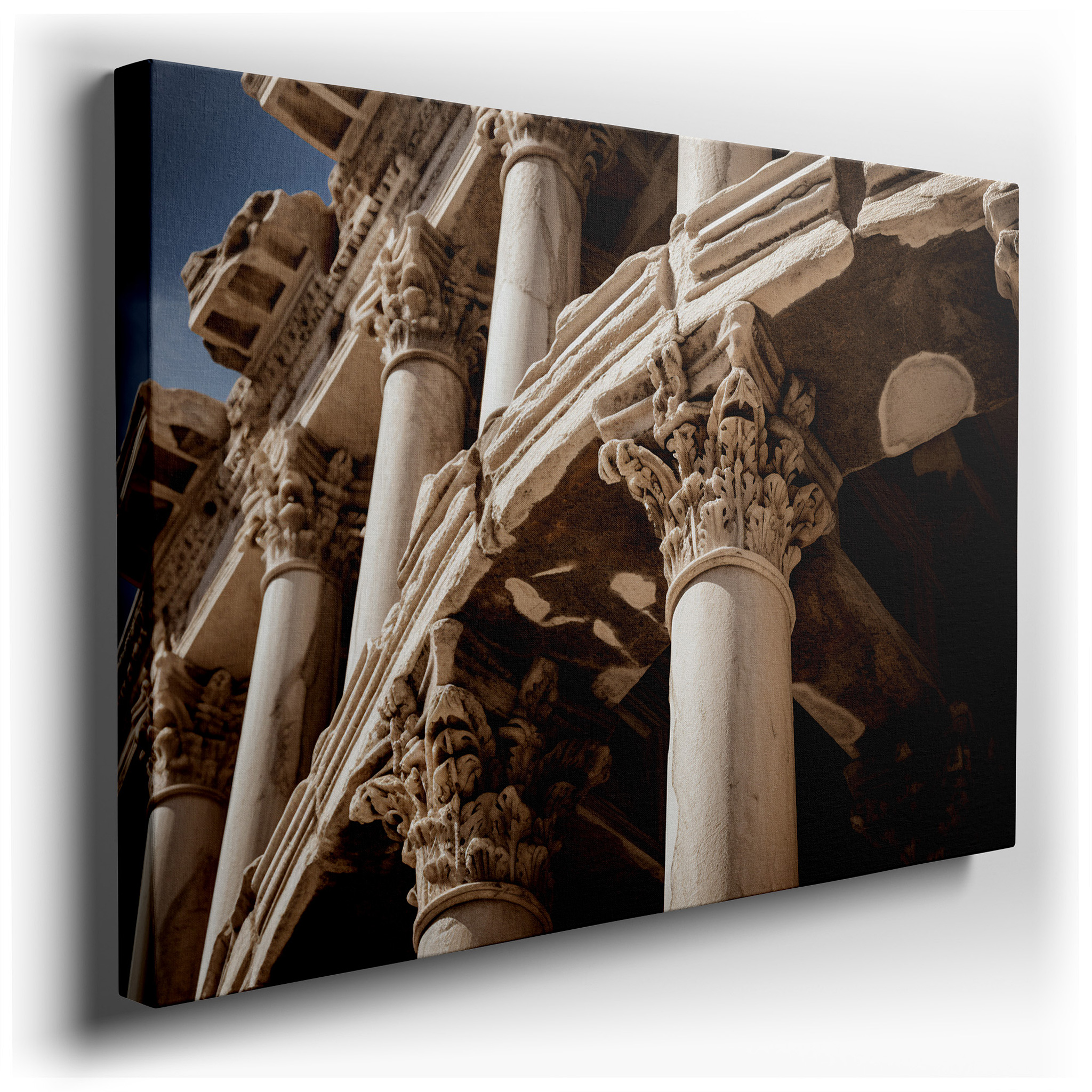 Roman Columns: Emblems of Architectural Splendor and Artistic Excellence - Large Wall Art, Canvas Wall Art, Wall Decor