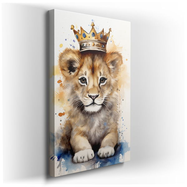 Royal Innocence - Watercolor Canvas Wall Art