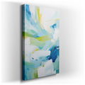 Serene Abstract Art in Soft Blues & Greens - Canvas Wall Art