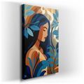 Serene Beauty Tropical Portrait Canvas Art