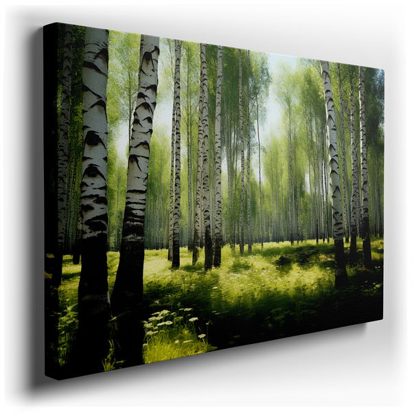 Peaceful Woodland Escape - Canvas Art