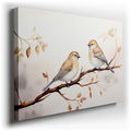 Serene Birds Depicting Love - Large Wall Art