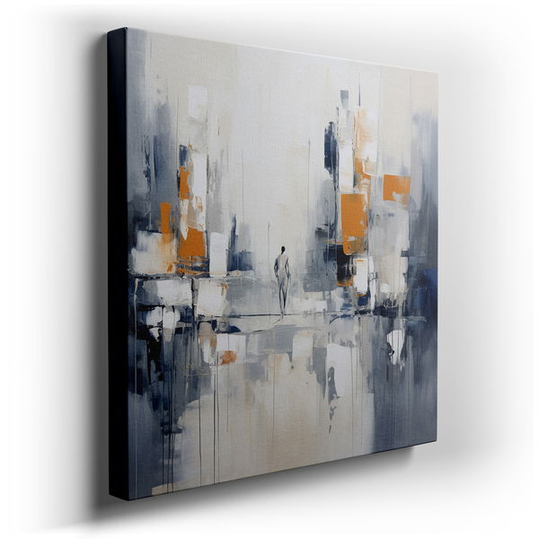 Serene Cityscape with Gentle Colors Wall Art