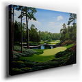 Serene Golf Course Landscape - Tranquil Nature Canvas Wall Art