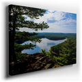 Serene Lake and Verdant Forest - Large Wall Art