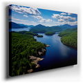 Serene Lake and Verdant Hills - Large Wall Art