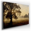 Serene Morning Scene - Soft Pastel Canvas Wall Art