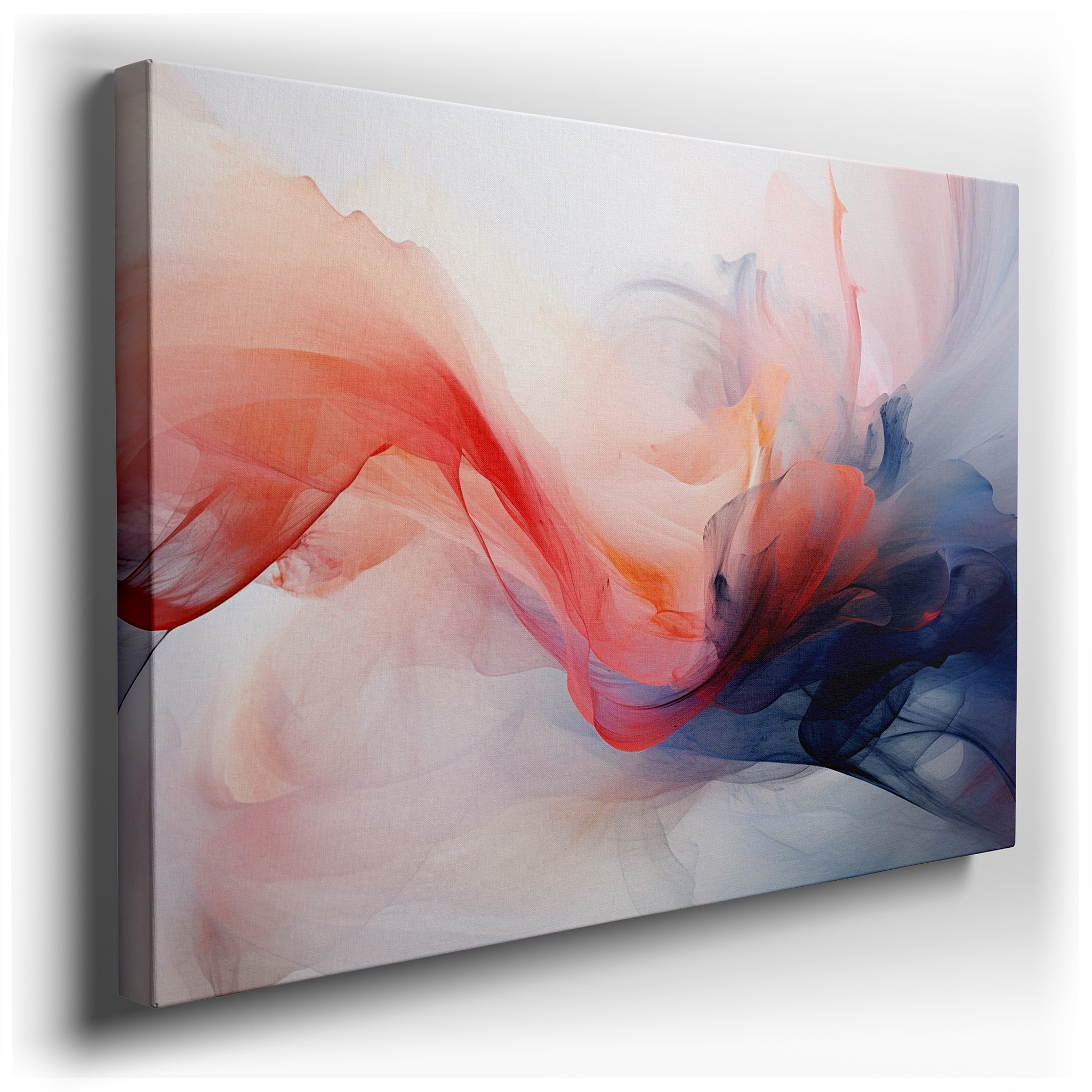 Soft - Hued Abstract Harmony: Large Canvas Wall Art for Office, Bedroom, and Living Room Decor wrapped canvas - main