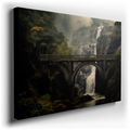 Circular Bridge Canvas Print for Unique Decor