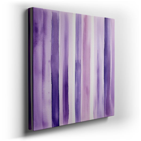 Purple Stripes of Harmony Canvas for Office & Bedroom