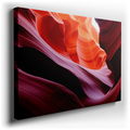 Swirling Oranges and Reds - Visual Symphony - Canvas Wall Art