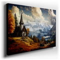 Tranquil Autumn Landscape Canvas Art for Peaceful Spaces
