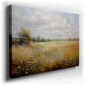 Tranquil Meadow - Vibrant Wildflowers Canvas Wall Art