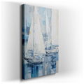 Tranquil Sailing Adventure - Serene Nautical Canvas Wall Art