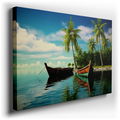 Tropical Paradise Canvas Art for Office & Living Room Decor