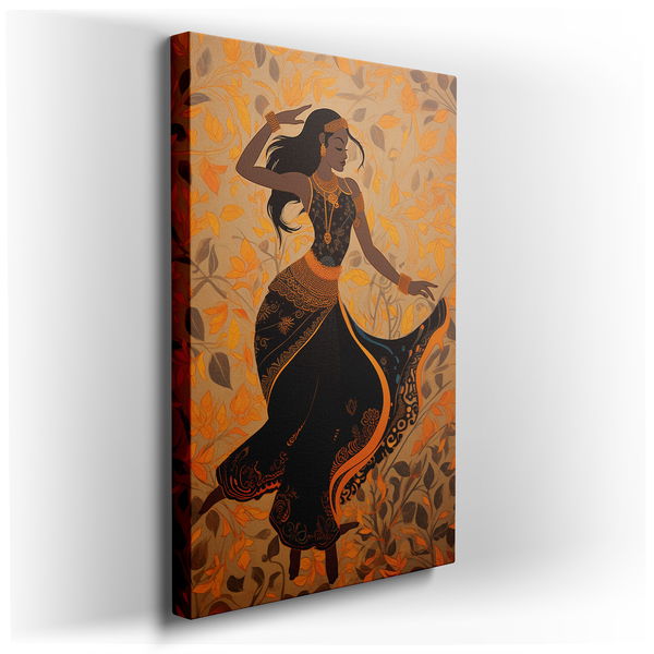 Vibrant Dance of Colors - Modern Abstract Canvas Wall Art