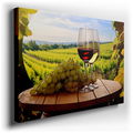 Vineyard Serenity - Sunlit Retreat Canvas Wall Art