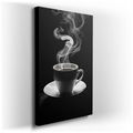 A Tranquil Morning - Minimalist Black & White Canvas Wall Art
