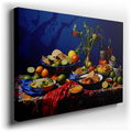 Celebrating Culinary Diversity - Colorful Canvas Wall Art