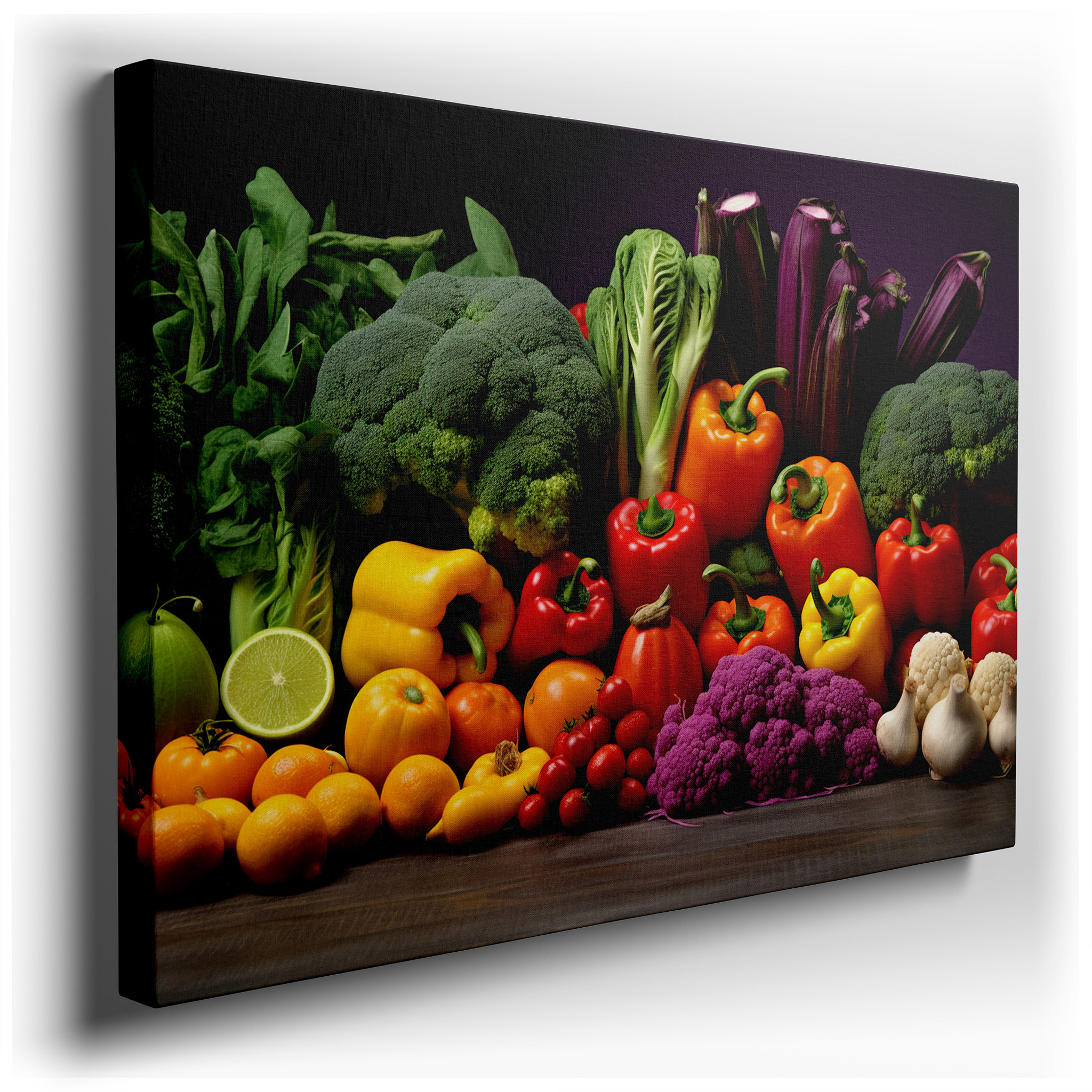 Celebrating Freshness and Health with Vibrant Vegetable Images - Large Wall Art, Canvas Wall Art, Wall Decor for