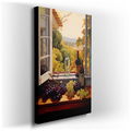 Lush Grapes and Wine Bottles - Impressionist Canvas Wall Art
