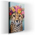 Enchanting Cheetah - Colorful Canvas Wall Art