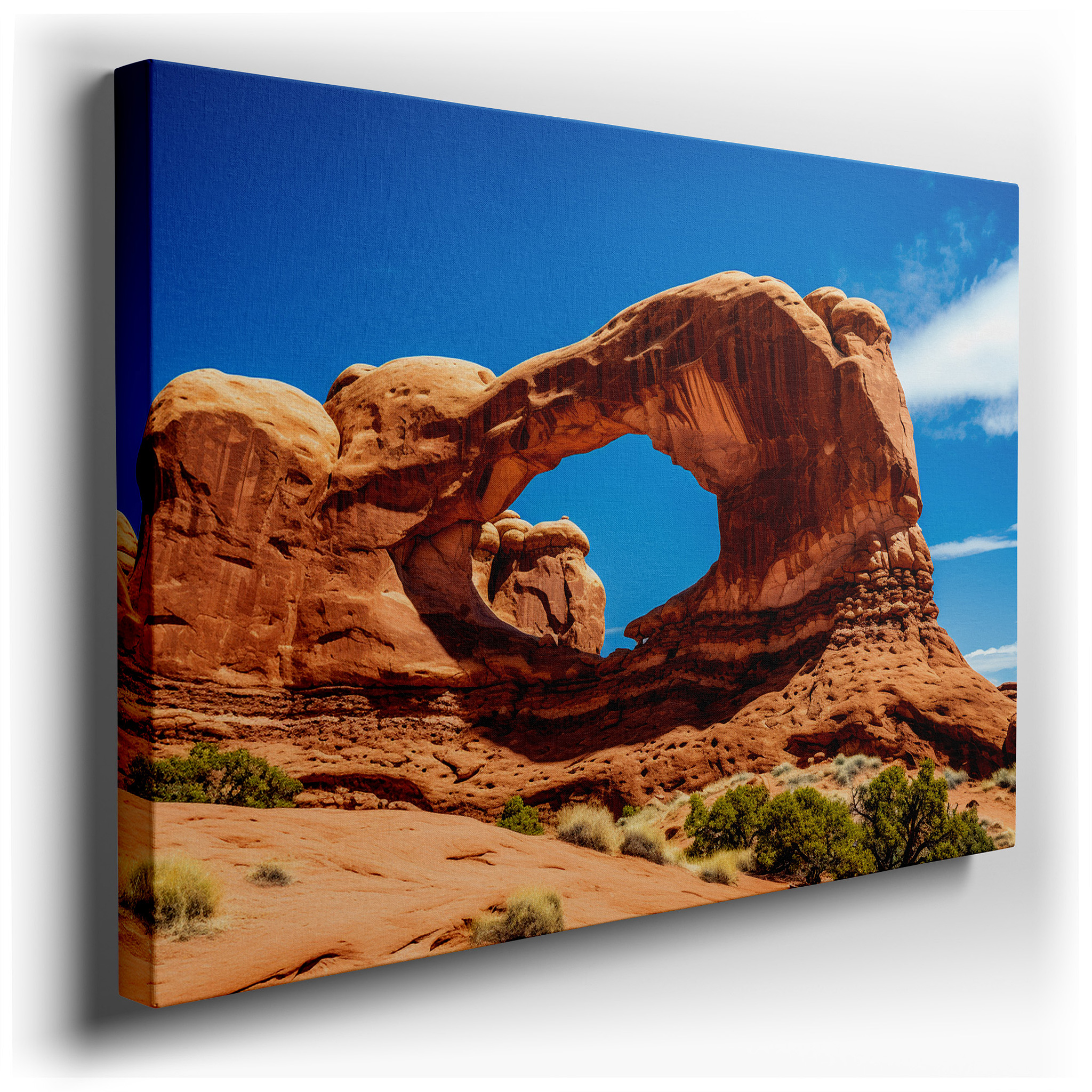 Wall Decor: Majestic Arches National Park - Gateway to Timeless Natural Beauty and Adventure. Large Canvas Wall Art for