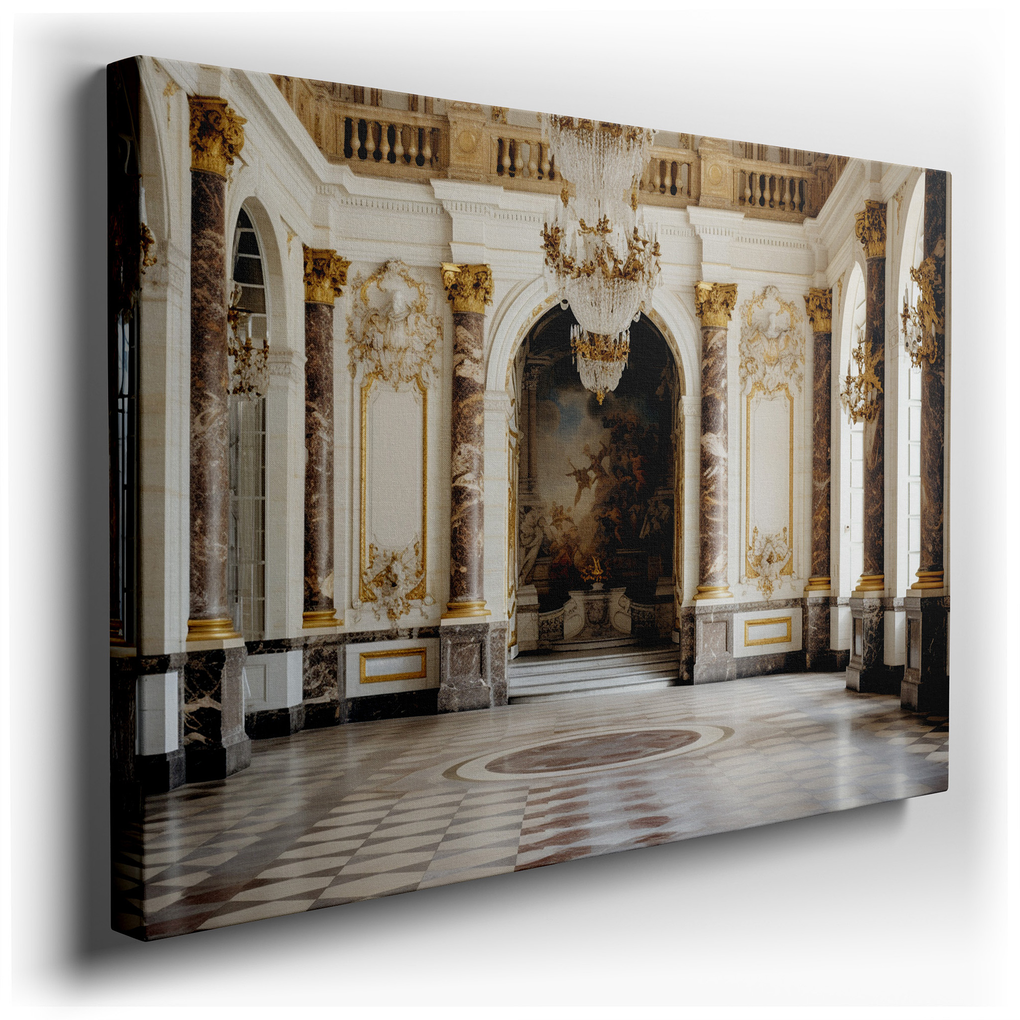 Wall Decor: Tranquil Scenery Featuring Verdant Foliage, Gentle River, and Softly Rustling Leaves - Large Canvas Art for