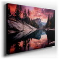 Yosemite Valley Sunset Reflections - Nature Canvas Wall Art