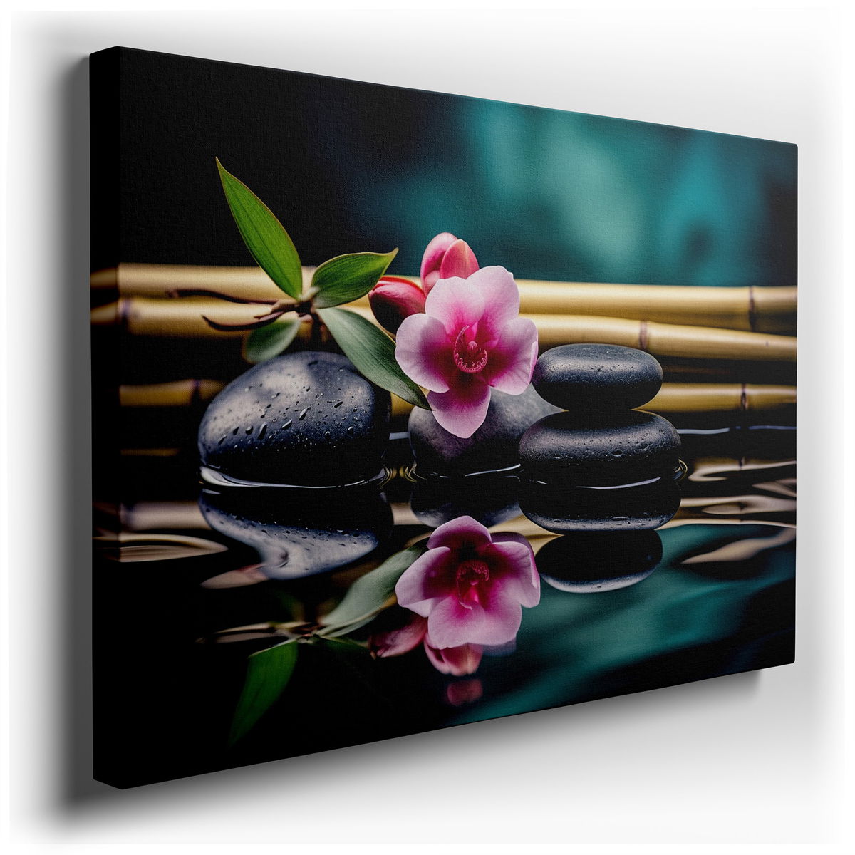 Zen Garden Wall Art - Serene Harmony Canvas Wall Art